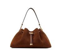 Jimmy Choo, Femme, Sacs, Brun, Taille: ONE Size Sac à Bandoulière en Daim Marron à Cordon