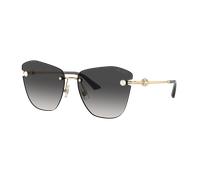 Jimmy Choo Femme Sunglass JC4004HB - Couleur du Monture: Or Pâle, Couleur de Lentille: Dégradé Gris