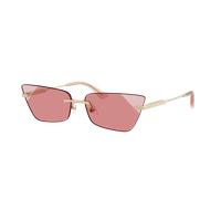 Jimmy Choo Femme Sunglass JC4012 - Couleur du Monture: Or Pâle, Couleur de Lentille: Dégradé Rose