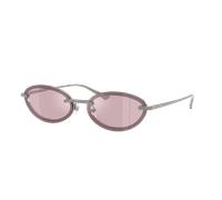 Jimmy Choo Femme Sunglass JC4020B - Couleur du Monture: Gunmetal, Couleur de Lentille: Effet miroir Violet Argent Flash