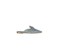 Jimmy Choo - Galaxy Glitter Mules 53 - Femme - Chaussures - Gris - Taille: 35 EU