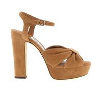 Jimmy Choo - Heloise 120 Sandale en Daim Nouée - Femme - Chaussures - Brun - Taille: 40 EU