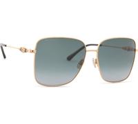 Jimmy Choo Hester-s-2m2 Woman Sunglasses Doré Black Femme