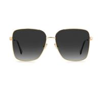 Jimmy Choo Hester-s-2m2 Woman Sunglasses Doré Black Femme