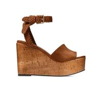 Jimmy Choo - Jori Wedge - Femme - Chaussures - Brun - Taille: 38 1/2 EU