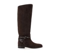 Jimmy Choo - Lawton Knee Boot Flat - Femme - Chaussures - Brun - Taille: 37 EU