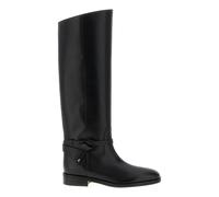 Jimmy Choo - Lawton Leather Bottes - Femme - Chaussures - Noir - Taille: 37 EU