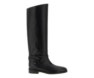 Jimmy Choo - Lawton Leather Bottes - Femme - Chaussures - Noir - Taille: 37 EU