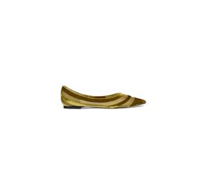 Jimmy Choo - Love Flat Ballerina - Femme - Chaussures - Vert - Taille: 37 EU