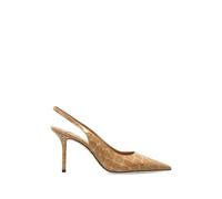 Jimmy Choo - Love Sling Back 85 - Femme - Chaussures - Beige - Taille: 40 EU