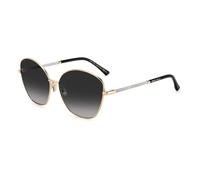 Jimmy Choo Lunettes de soleil Mariliagsk2m2 Métal doré Verres dégradés gris Femme