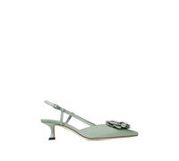 Jimmy Choo - Mimmi Sling Back 50 - Femme - Chaussures - Vert - Taille: 38 1/2 EU