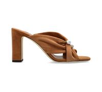 Jimmy Choo - Mules à talon Rafi 85 - Femme - Chaussures - Brun - Taille: 37 EU