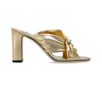 Jimmy Choo - Mules Rafi 85 à talon - Femme - Chaussures - Jaune - Taille: 39 EU
