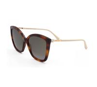 Jimmy Choo Lunettes de Soleil NAT/S 086 Havana 57/17/145 pour Femme