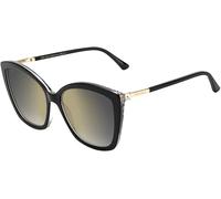 Jimmy Choo Naturel Femmes Chat Noir Eye Lunettes de Soleil Avec / Pente Lentille