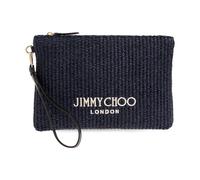 Jimmy Choo - Pochette Plate Zippée - Femme - Sacs - Bleu - Taille: ONE Size