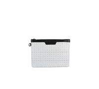 Jimmy Choo - Derek Mini Clutch - Homme - Sacs - Blanc - Taille: ONE Size