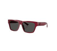 Jimmy Choo - Rectangle Lunettes de soleil - Femme - Accessoires - Rouge - Taille: 54 MM