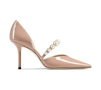 Jimmy Choo - Rose Perle Cristal Talons Escarpins - Femme - Chaussures - Rose - Taille: 38 1/2 EU