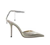 Jimmy Choo - Saeda 100 Decolleté - Femme - Chaussures - Gris - Taille: 37 1/2 EU
