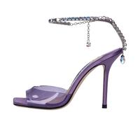 Jimmy Choo - Saeda Sandal 100 - Femme - Chaussures - Violet - Taille: 36 EU