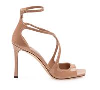 Jimmy Choo - Sandale à talon haut - Femme - Chaussures - Beige - Taille: 38 1/2 EU