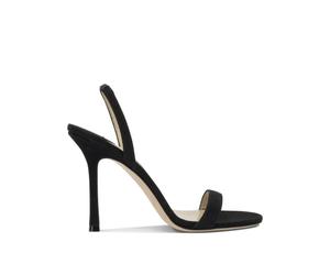 Jimmy choo sandale femme noir en daim - 38