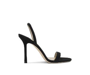 Jimmy choo sandale femme noir en daim - 38.5