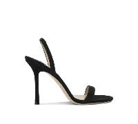 Jimmy choo sandale femme noir en daim - 40