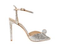 Jimmy Choo - Sandales à talons aiguilles Sacora - Femme - Chaussures - Gris - Taille: 35 1/2 EU