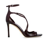 Jimmy Choo - Sandales à talons Azia - Femme - Chaussures - Rouge - Taille: 37 1/2 EU