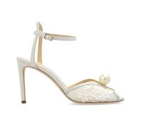 Jimmy Choo - Sandales à Talons Hauts Sacora - Femme - Chaussures - Beige - Taille: 40 1/2 EU