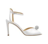 Jimmy Choo - Sandales à talons Sacora - Femme - Chaussures - Blanc - Taille: 38 EU