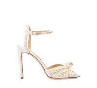 Jimmy Choo - Sandales à talons Sacora - Femme - Chaussures - Blanc - Taille: 38 EU
