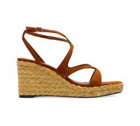 Jimmy Choo - Sandales compensées Ayla 85 - Femme - Chaussures - Brun - Taille: 36 1/2 EU