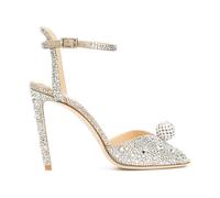 Jimmy Choo - Sandales Nude en Cristal - Femme - Chaussures - Gris - Taille: 36 EU