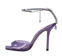 Jimmy Choo Sandales pourpre Viola Blu e verdi 36