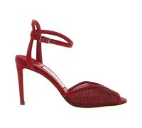 Jimmy Choo - Sandales compensées Sacora 85 - Femme - Chaussures - Rouge - Taille: 39 EU