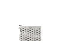 Jimmy Choo - Smooth Leather Clutch - Femme - Sacs - Blanc - Taille: ONE Size