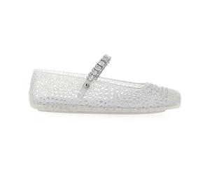 Jimmy Choo - The Jelly Ballet Flat - Femme - Chaussures - Gris - Taille: 39 EU