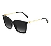 Jimmy Choo Totta/g/s 807/9O BLACK Sunglasses Women Acetate, Standard, 56