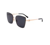 Jimmy Choo VELLA-S-2M2 Lunettes de soleil carrées dorées et gris