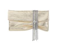 Jimmy Choo - Zandra Metallic Clutch - Femme - Sacs - Gris - Taille: ONE Size