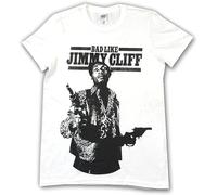 Jimmy Cliff Bad Like Image White T Shirt Harder They Come M