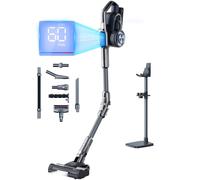 Jimmy H11 Pro Aspirateur et Brosse de Sol avec Batterie Amovible 260 AW et 25 kPa, 700 W, autonomie de 90 Minutes, écran LED Intelligent, Technologie adaptative, Filtre HEPA et Station de Charge