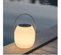 Lumisky Baladeuse solaire LED JIMMY blanc avec port de charge USB H34 cm