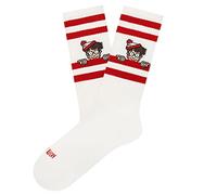 Jimmy Lion Chaussettes - E.T. THE EXTRA-TERRESTRIAL - Emportez avec vous l'un des personnages les plus aimés de l'histoire du cinéma ! - Tailles 36-40 | 41-46, Athletic Wally - Blanc, 36-40