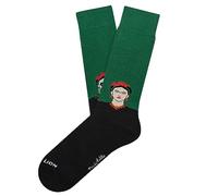 Jimmy Lion Chaussettes Frida en coton peigné en demi-roseau. Frida Catrina - Green, 36-40.