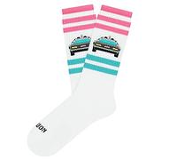 Jimmy Lion Chaussettes pour Hommes et Femmes. Chaussettes Athletic Delorean Blanc. Taille 41-46. Inspirées de l'un des films les plus populaires de tous les temps, avec la qualité unique